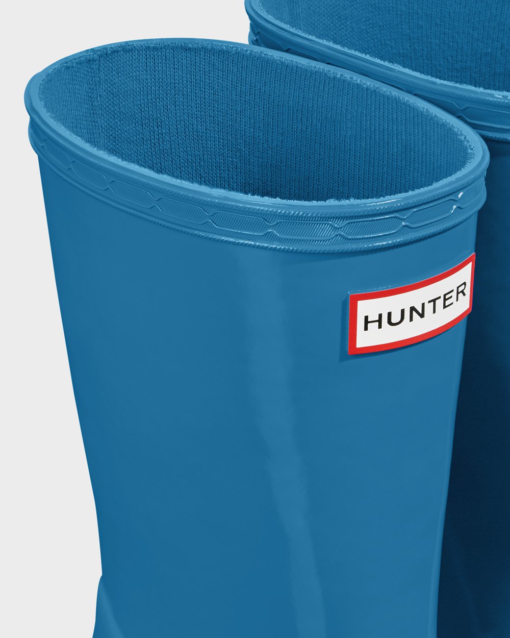 Botas De Agua Hunter Niños Azules Original First Classic Gloss 461792-KDA